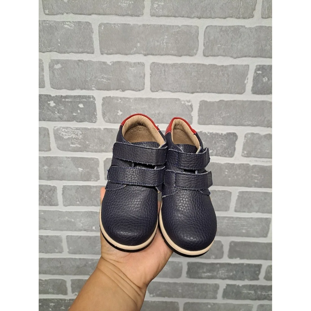 Ferrato Kid's Boy Toldder Ankle Boots Children's Shoes Footwear Blue/Red‎ Size 8